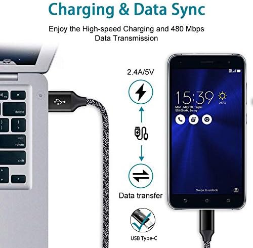 Ultra-Fast Quick Charge 3.0 Wall Charger for Samsung Galaxy Devices & Moto G Power 2025 – High-Speed USB-C Charging Block with Durable Type-C Cable – Compact, Efficient & Compatible with Multiple Models for Optimal Performance