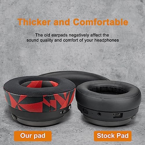 Upgrade Your Gaming Experience with SOULWIT Cooling Gel Ear Pads for Corsair Virtuoso RGB Wireless XT SE – Premium Noise Isolation Cushions for Enhanced Comfort and Performance, Ergonomically Designed for Long Sessions, Easy Installation, Sleek Black Finish