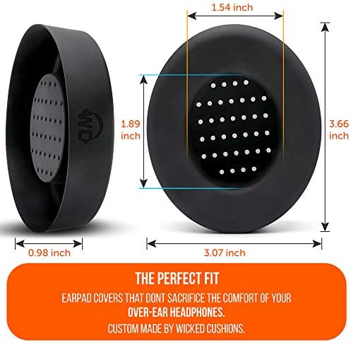 Upgrade Your Beats: WC Sweat Z Studio Earpad Covers for Studio 2 & 3 | Revolutionary Sweatproof Design, Effortlessly Washable, Perfect Fit | Unmatched Protection for Headphones & Enhanced Comfort