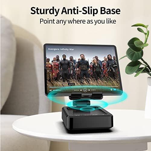 Transform Your Multimedia Experience with the JTEMAN Adjustable Tablet Stand Featuring Bluetooth Speakers – Versatile Kitchen Gadget and Perfect Gift for Him or Her – Wireless Charging Station for Phones and Tablets, Enhanced Compatibility for All Devices