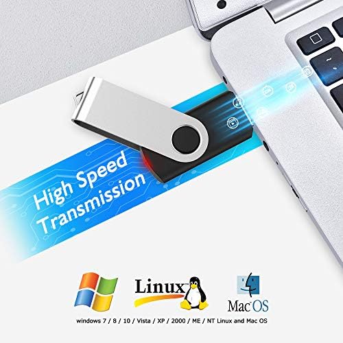 KEXIN 10-Pack 32 GB USB Flash Drives – Portable Memory Sticks with Enhanced Speed & Compatibility for Effortless Data Storage and Transfer, Perfect for Home, Office & School Use
