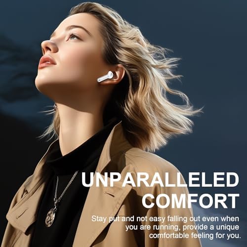 Revolutionary Bluetooth 5.4 Wireless Earbuds with Advanced Active Noise Cancellation – Enjoy Uninterrupted 40 Hours of Playtime, Ergonomic Design for Supreme Comfort, Featuring Immersive Stereo Sound and LED Battery Indicator – Effortlessly Connect to All Devices for an Enhanced Audio Journey
