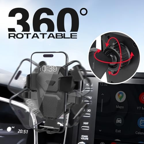Premium Car Phone Holder for Honda Civic (2022-2025) & Acura Integra (2023-2025) – Adjustable, Ultra-Stable GPS Mount for Hands-Free Use, Perfectly Fits 9″ Screens, Enhances Safety and Accessibility for All Smartphones, Easy Installation, Sleek Design, Durable Construction for Long-Lasting Performance