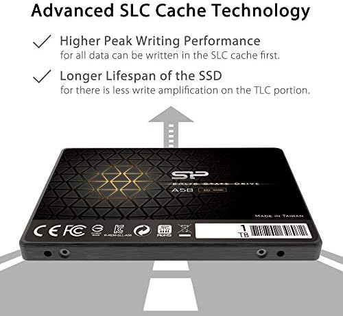 Transform Your Device with Silicon Power 1 TB SATA III SSD – High-Speed 3 D NAND Storage, SLC Cache Performance Boost, Compact 2.5″ Design for Seamless Upgrades and Enhanced Productivity