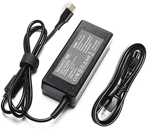 45 W USB-C Power Adapter: Universal Charger for HP, Dell, Samsung, Acer, Sony, and Toshiba Laptops & Smartphones – Fast Charging with Enhanced Compatibility for Google Pixel & More – Safe, Reliable, and Backed by 1-Year Warranty