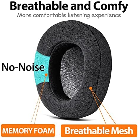 Upgrade Your Audio Experience with TRANSTEK’s Premium Velour Earpads for Arctis Nova Pro Wired Headset – Exceptional Comfort & Enhanced Sound Isolation for Gamers & Audiophiles – Durable, Easy-to-Install Replacement Cushions Perfectly Compatible with Wired Models