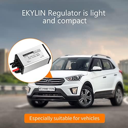 Heavy Duty Waterproof 24 V to 12 V DC Power Converter – 5 A 60 W Versatile Adapter for Vehicles, Marine, and Solar Applications by EKYLIN Power Accessories – Reliable, Durable, and Efficient Power Solution for Every Outdoor Adventure