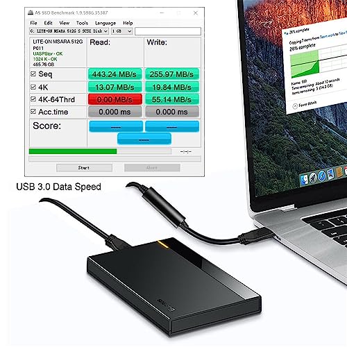 USB 3.1 Type-C Panel Mount Cable with Locking Connector – 5 M Data Transfer Cable for Cameras and Devices, Enhanced Compatibility for Seamless Connectivity, Ideal for Photographers and Tech Enthusiasts
