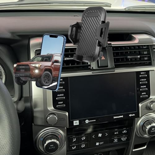 Upgrade Your 2024 Toyota 4 Runner with the Ultimate Phone Mount – Universal Compatibility for All Cell Phones, Hands-Free Driving Solution, Easy Installation, and Adjustable Viewing Angles for Enhanced Safety and Convenience
