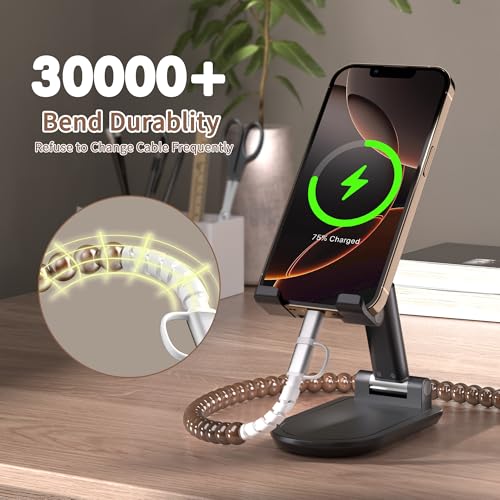 Revolutionize Your Charging Routine with the 3.3 FT USB to USB-C 2-in-1 Multi Charging Cable – MFi Certified, 66 W Fast Charger Compatible with i Phone 16-11 & Samsung Galaxy S25-S23 – Durable Beaded Design for Enhanced Style & Performance