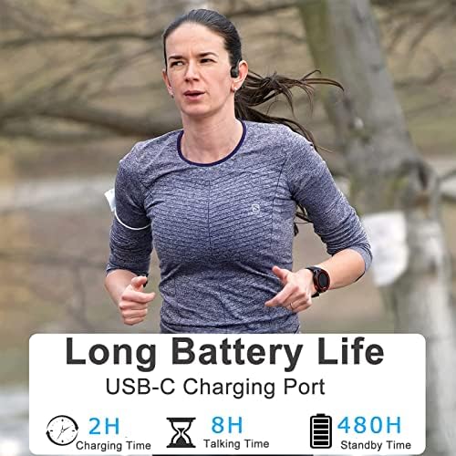 Revolutionary Open-Ear Bone Conduction Headphones for Active Lifestyles – Waterproof Wireless Sport Earbuds with Sweatproof Design and Built-in Microphone for Ultimate Comfort and Safety During Workouts – Trendy Green Color with Universal Device Compatibility