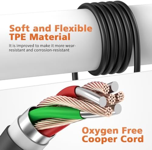 USB C Sport Earbuds with Rotatable Over-Ear Hooks – Ultimate Compatibility for i Phone 16 Plus, Samsung Z Flip Fold 6 & Google Pixel 8 – Lightweight Open Ear Design for Active Lifestyles – Built-in Microphone & Volume Control for Effortless Audio Management – Exceptional Sound Quality & Comfort for Music Enthusiasts