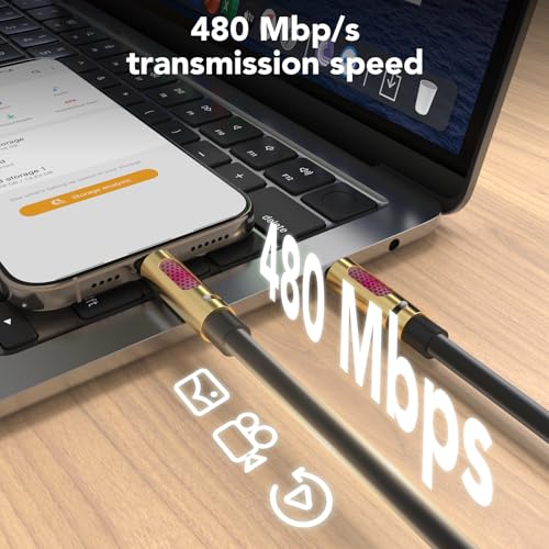 Revolutionize Your Charging Routine with the 240 W USB-C to USB-C Cable – Unmatched 480 Mbps Data Transfer, Universal Compatibility for i Phone 16/15 Pro Max, Galaxy S25/S24, & More – 6 FT of Enhanced Flexibility for Fast Charging & Reliable Performance
