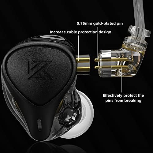 erjigo ZEX Pro Triple Hybrid Driver Hi-Fi In-Ear Earphones with Detachable Silver-Plated Cable (Pearl Finish) – Premium Audiophile Sound, Unmatched Comfort, and Versatile Device Compatibility for Enhanced Listening Experience