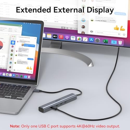 Transform Your Mac Book Workflow with Our 9-in-1 USB C Adapter: A High-Performance Connectivity Hub Featuring 3 USB Ports, HDMI Output, RJ45 Ethernet, 100 W Power Delivery, and SD/TF Card Reader – Ideal for Professionals and Students Seeking Seamless Data Transfer and Versatile Connectivity