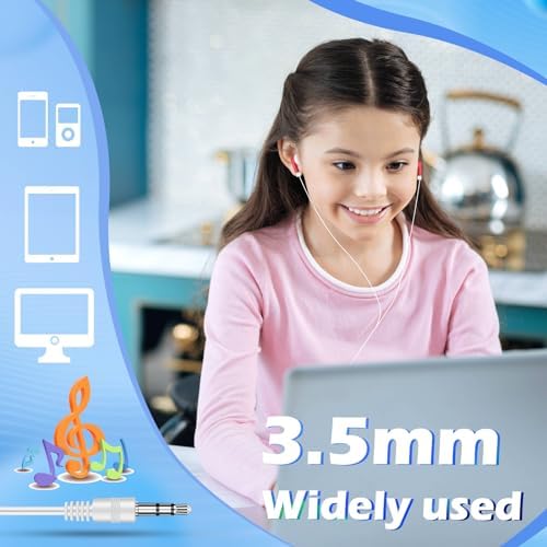 Vibrant Classroom-Ready Kids Earbuds – 60-Pack Wired In-Ear Headphones for Enhanced Student Engagement with Chromebooks, Laptops & PCs – Durable, Lightweight & Colorful Design for Optimal Learning Experience