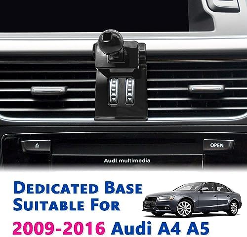 Audi A4/A5/S4/S5/RS4/RS5/Allroad Phone Holder Mount (2017-2024) – Thick Case Friendly Air Vent Cradle for Optimal Navigation and Hands-Free Calling – Durable & Stylish Mobile Device Accessory for All Smartphones
