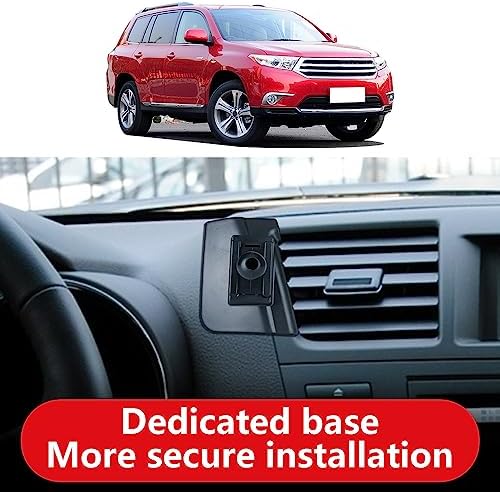 Toyota Highlander 2008-2013 Custom Car Phone Holder – Secure Mobile Phone Mount for Navigation & Hands-Free Use – Durable Auto Accessory for Enhanced Driving Safety and Convenience