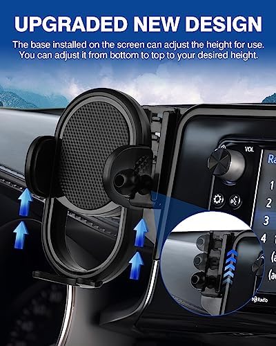 Autorder Custom Fit Car Phone Holder for 2020-2022 Toyota Highlander Limited/Platinum – Hands-Free 360-Degree Rotation Mount for 12.3″ Screens – Durable Smartphone Cradle with Easy Installation and Enhanced Compatibility for Safe Driving Experience