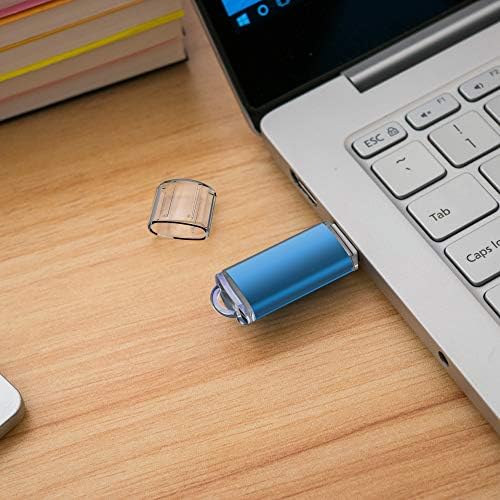 K&ZZ 5 Pack Multicolored 64 GB USB Flash Drives – High-Speed USB 2.0 Thumb Drives for Seamless Data Storage and Transfer – Ideal Portable Jump Drives for PC and Laptop Users – Vibrant and Durable Memory Stick Set for Effortless File Management