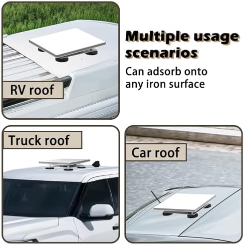 Revolutionize Your Mobile Internet Experience with the 264 lb Heavy-Duty Starlink Mini Magnetic Car Roof Mount Kit | Securely Attach Your Starlink Mini for Unmatched Connectivity on the Go | Perfect for Kickstand with Hole Version | Weather-Resistant Design for All Conditions | Effortless Installation with No Drilling Required | Lightweight and Portable for Easy Transport | Elevate Your Adventures with Reliable Internet Anywhere