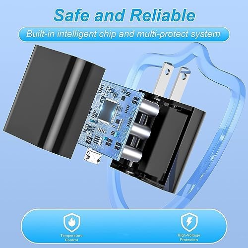 5 Ft USB C Wall Charger for Samsung Galaxy A Series – Fast Charging Adapter Compatible with A04 S, A03 S, A02 S, A01, SM-A047, SM-A037, SM-S134, SM-A025 – Durable Power Cable for Enhanced Charging Flexibility