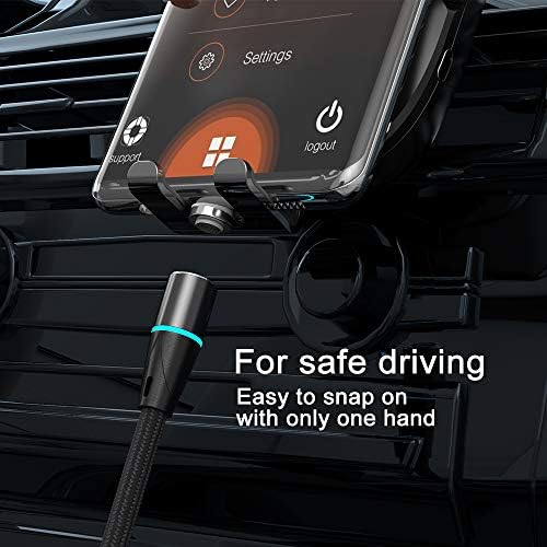 Universal 3-in-1 Magnetic Fast Charging Cable & Data Sync Solution – 6.6 ft Length (3-Pack, Black) for Micro USB, USB-C, and i-Devices – Efficient Power Delivery & Data Transfer Accessory for Home, Office, and Travel