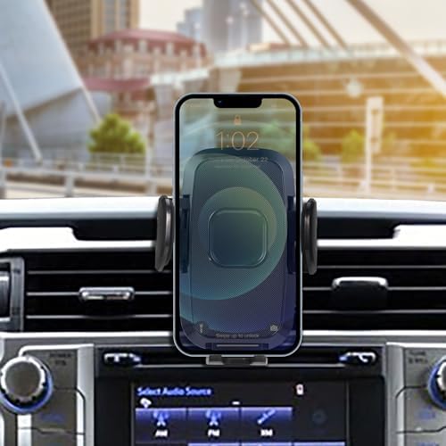 Toyota 4 Runner Cell Phone Holder Mount (2010-2024) – Adjustable Air Vent & Dashboard Phone Cradle for 4.0″-7.0″ Devices – Enhanced Safety and Hands-Free Navigation Accessory – 360-Degree Rotation for Optimal Viewing Angles – Durable Construction for Everyday Use