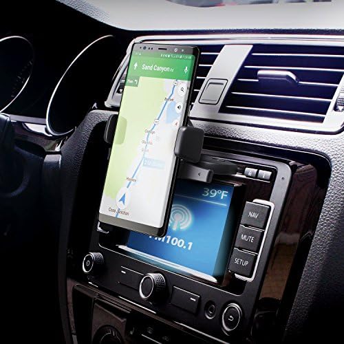 i Ottie Easy One Touch Signature CD Slot Car Phone Holder – Universal Smartphone Mount for i Phone, Google, Samsung, and More – Enhanced Stability, 360-Degree Viewing Angles, Quick One-Touch Access for Safe Driving
