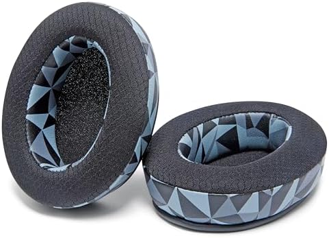 Upgrade Your Arctis Nova Experience with WC Freeze Cooling Gel Earpads – Optimal Comfort and Enhanced Sound Isolation for Pro Wired, Nova 7, 5, 4, 3, 1 Headsets – Designed by Wicked Cushions | Black | Superior Hybrid Fabric Technology for Long Gaming Sessions