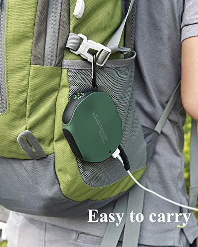 Rugged 10000 m Ah Waterproof Power Bank – High-Speed Outdoor Charger with Built-in Compass and Flashlight for Ultimate Adventure Readiness – Compatible with i Phone, Android, i Pad, Galaxy Devices – Perfect for Hiking, Camping, and Travel