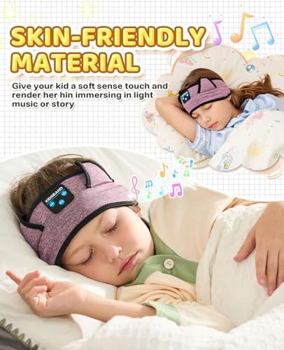 Ultimate Kids Bluetooth Headphones for Safe and Stylish Listening – Versatile Wired Playback Option with Volume Limiting Technology – Durable and Lightweight Design for Travel, School, and Home Use – Adjustable Headband for Customized Comfort – Compatible with Kindle, Tablets, and Cell Phones – Perfect for Boys and Girls