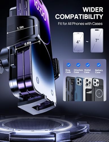 Versatile 3-in-1 Car Phone Holder: Ultra-Stable Suction Mount for Windshield, Dashboard, and Desk – Hands-Free Smartphone Stand Compatible with i Phone & Samsung – Optimal Viewing & Safe Navigation Accessory for Drivers