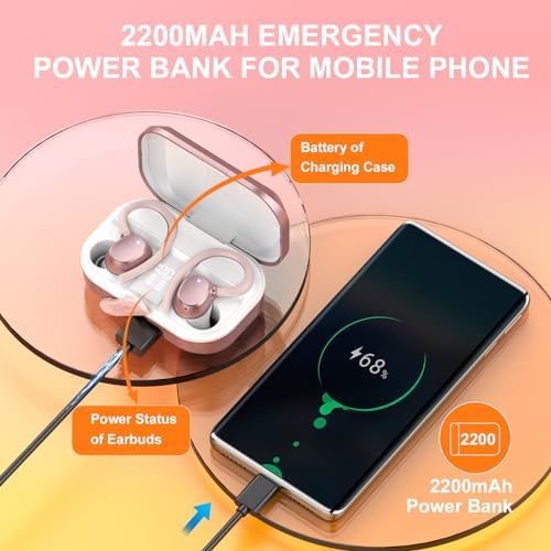 Ultra-Durable Wireless Bluetooth Earbuds with 120-Hour Playtime, Immersive Hi-Fi Stereo Sound, Deep Bass, and HD Microphone – Waterproof IP7, Dual LED Battery Indicator, Quick USB-C Charging for Sports and Active Lifestyles – Enhanced Compatibility for Seamless Connectivity