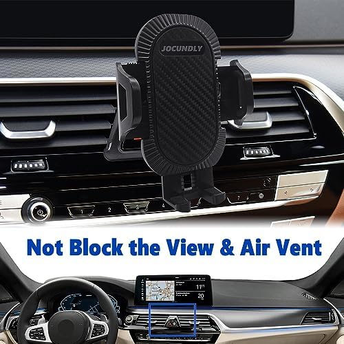 BMW 5 Series & M5 Car Phone Mount (2017-2023) – Ultimate Thick Case Compatible Mobile Holder for Air Vent – Secure Navigation Bracket for All Smartphone Models – Elevate Driving Safety & Convenience with 360-Degree Rotation and Sleek Design
