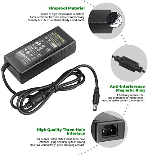 High-Efficiency 12 V 8 A Power Supply Adapter by Le Tao Xing – Versatile AC to DC Converter for LED Strip Lighting & CCTV Systems – Reliable 96 W Transformer with Universal Compatibility for 5050 & 3528 LED Applications – Safe and Durable Power Source for Enhanced Performance