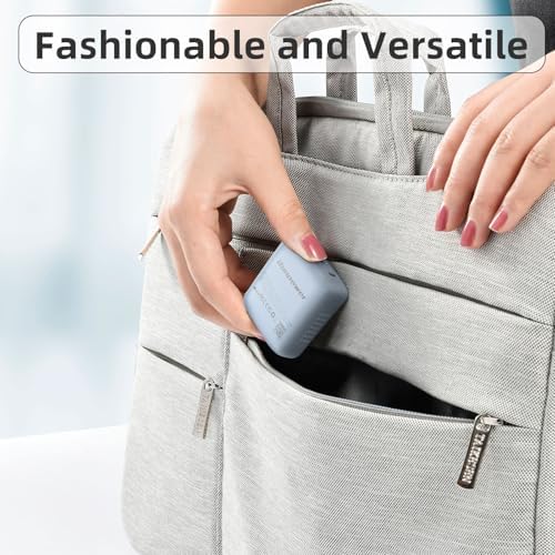 Ultra-Compact 22.5 W Power Bank with Built-in Cable – 10,000 m Ah Mini Battery Pack for i Phone, i Pad & Android Devices – Travel-Friendly Velvet Pouch Included – High-Speed Charging with Smart Safety Features – Lightweight & Versatile for On-the-Go Power Solutions