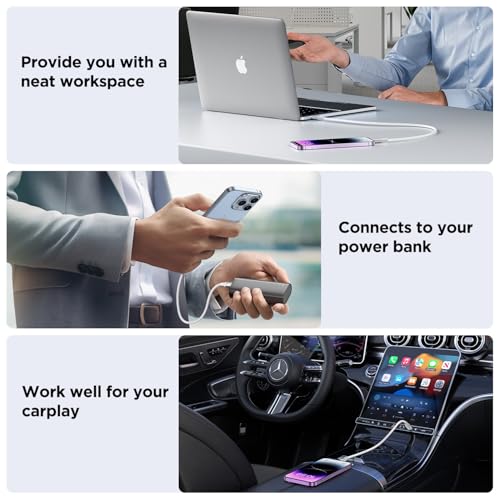 6 FT USB C to Lightning Charging Cable 2 Pack – MFi Certified Braided Fast Charger for i Phone 14/13/12 Series and i Pad – Durable, High-Speed Data Transfer and Enhanced Compatibility for All Apple Devices