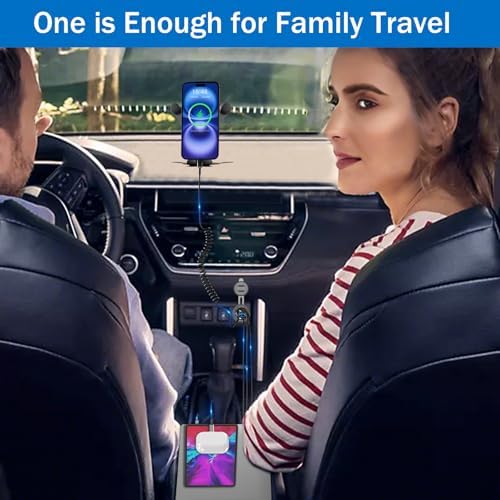 Qidoe 2 Pack 90 W USB Car Charger Socket – Dual 30 W Power Delivery & Quick Charge 3.0 Ports with Integrated Voltmeter for Fast Charging in Cars, Boats, and RVs – Durable Aluminum Design for Enhanced Performance and Compatibility