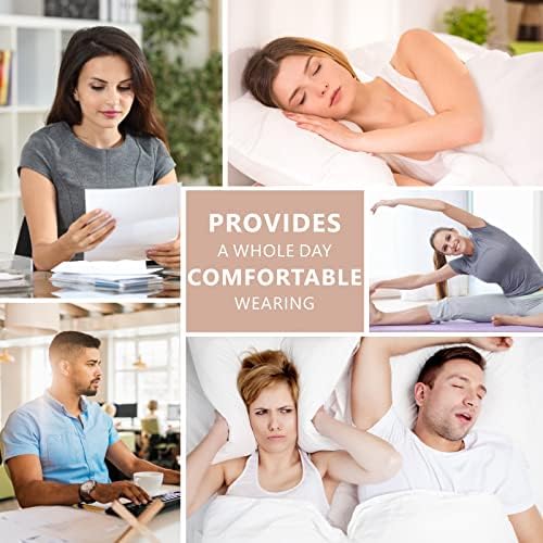 Discover Ultimate Serenity with Hearprotek Sleep Earbuds – Soft In-Ear Noise Reduction Headphones for Side Sleepers, Yoga & Travel, Featuring Built-in Mic for Hands-Free Calls and Enhanced Device Compatibility, Perfect for Relaxation and Meditation