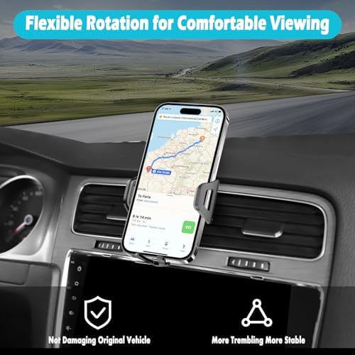 VW Golf R & GTI Car Phone Holder – 360° Rotating Mount for 4.7-7″ Devices, Thick Case Compatible, Effortless Installation – Premium Volkswagen Accessory for Enhanced Driving Safety and Convenience