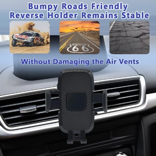 COMETURE Mazda-Specific Car Phone Holder Mount – Premium 360-Degree Adjustable Smartphone Cradle for i Phone & Android – Effortless Installation & Enhanced Driving Safety Accessory for Mazda 6 (2016-2017)