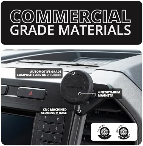 Elevate Your Ford Driving Experience with the Tackform Link Vent Mount Universal Magnetic Phone Holder – Precision Engineered for 2015-2020 Ford F-150, 2017-2021 Super Duty, and 2018-2021 Expedition | Sturdy Aluminum Base, User-Friendly Short Reach Design | Maximizes Device Accessibility While Ensuring a Secure Magnetic Grip – Not Compatible with Mag Safe for Enhanced Performance