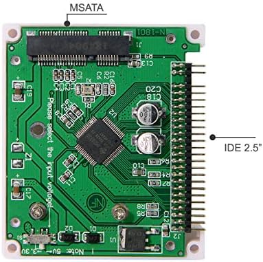 Upgrade Your Laptop Storage with Chen Yang m SATA Mini SATA SSD to IDE 44 Pin External Hard Disk Enclosure – High-Speed Data Transfer, Tool-Free Setup, and Enhanced Compatibility for 2.5-Inch Drives in Stylish White Finish
