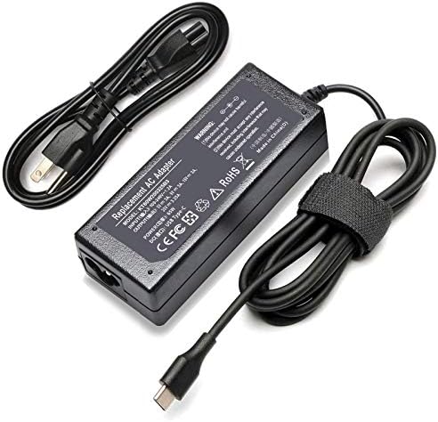 65 W USB-C Charger Adapter for Acer Chromebook Spin Series and More – Fast Charging Compatibility with Multiple Models, Enhanced Safety Features, and Reliable Performance – Ideal for Chromebook, Lenovo Think Pad, and HP Devices – CE, FCC, and Ro HS Certified – 24/7 Customer Support and 60-Day Money-Back Guarantee – Perfect for On-the-Go Charging Needs