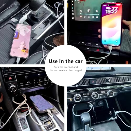 Ultra-Durable 10 ft USB A to USB C Cable Set – Fast Charging & High-Speed Data Transfer for i Phone 16, Air Pods Pro, i Pad, and Mac Book – Tangle-Free Design for Home and Office – Enhanced Car Play Compatibility for Travel Convenience