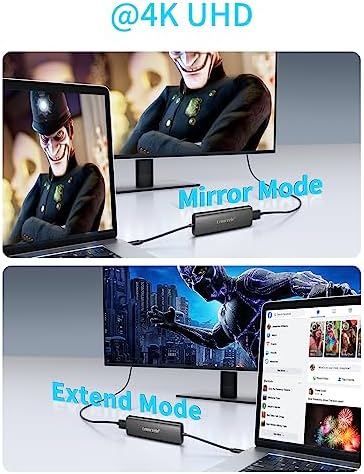 Unlock Seamless Multitasking with the Lemorele 8-in-1 USB C Hub Adapter – Featuring 4 K HDMI Output, 100 W Fast Charging, and USB 3.0 High-Speed Transfers for Ultimate Device Connectivity – Compact & Stylish Design Perfect for Mac Book Pro, XPS, Chromebook, and More