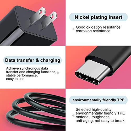 High-Speed USB-C Wall Charger & Charging Cable for T-Mobile REVVL and TCL Devices – Ultimate Compatibility & Rapid Charging Solution for Samsung Galaxy A20, A8, and More – Lightweight, Durable, and Travel-Friendly Accessory for Fast Power-Up