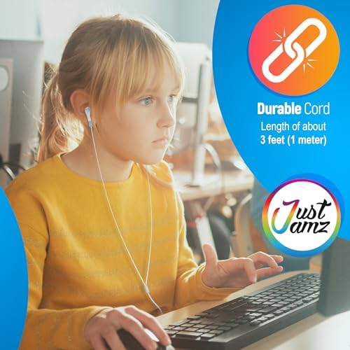 Affordable 100-Pack Wired Earbuds for Classrooms – Comfortable Disposable Headphones with 3.5 mm Jack for Students and Teachers – High-Quality Sound and Enhanced Compatibility for Educational Use – Perfect for Group Settings and Hygiene Needs