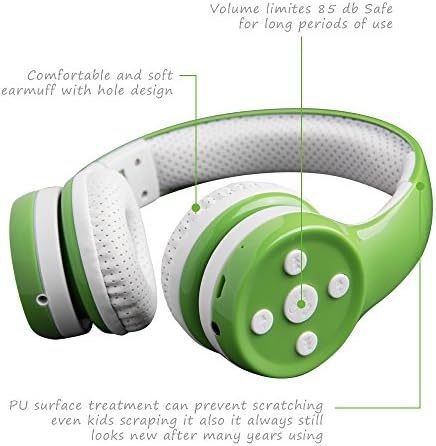 Light Blue Kids Bluetooth Headphones – Safe 93 d B Volume Limitation for Ear Protection – Foldable & Travel-Friendly Design – Built-in Microphone for Hands-Free Calls – Comfortable Wireless Headphones for Toddlers and Children – Perfect for School, Home, and Fun Activities